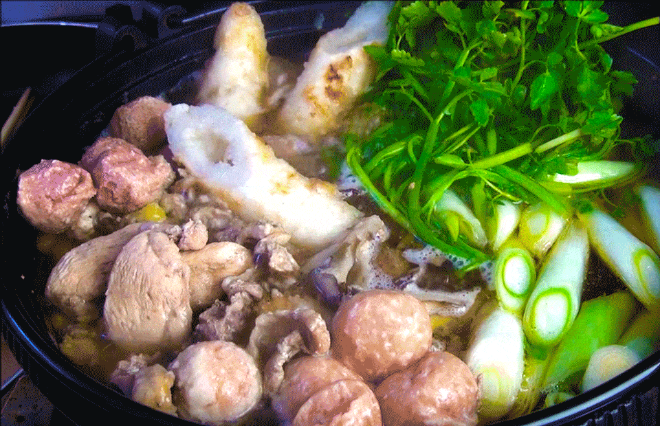 産直鶏肉鍋のgif